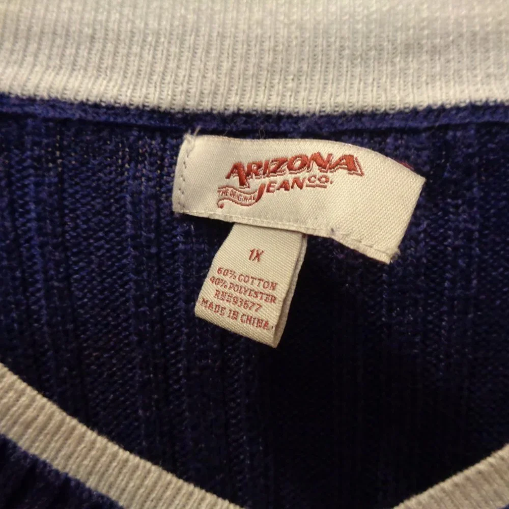 Arizona Jean Co Juniors Sweater Size 1X